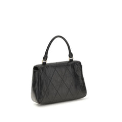 Tory Burch Black Calf Leather Bos Taurus Wallet