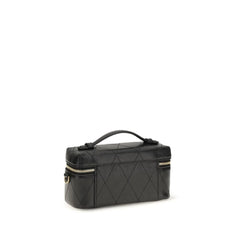 Tory Burch Black Calf Leather Bos Taurus Wallet