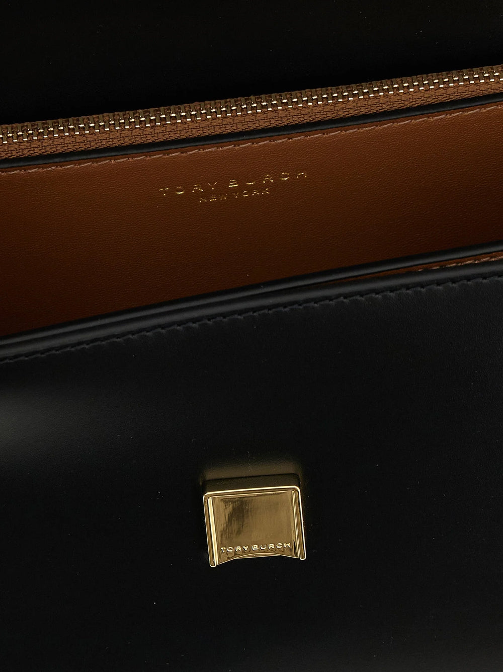 Tory Burch Black Calfskin Crossbody Bag