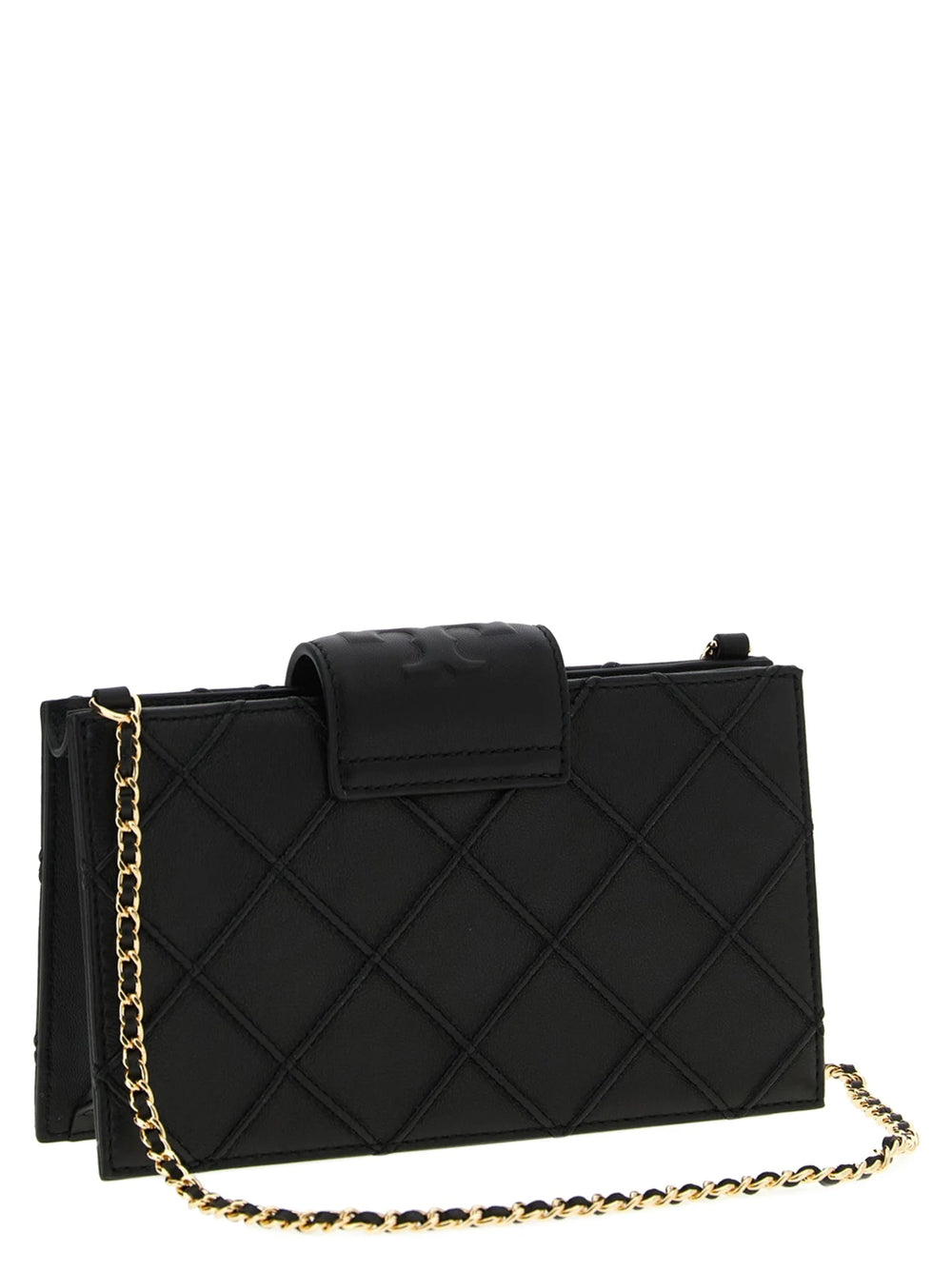Tory Burch sort lammelæderkortholder