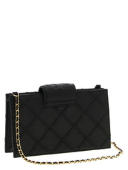 Tory Burch sort lammelæderkortholder