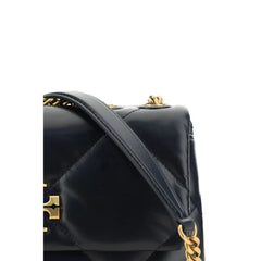 Tory Burch Black Lamb Ovis Aries Shoulder Bag