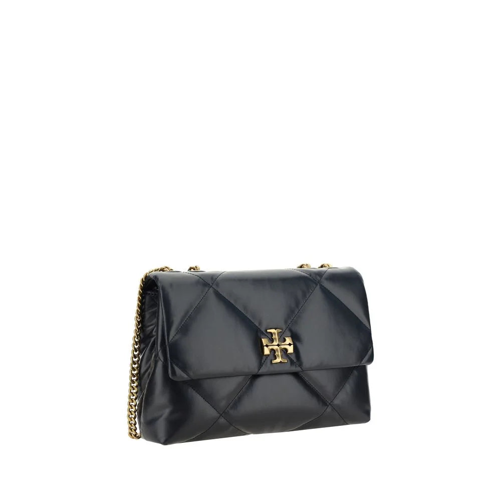 Tory Burch Black Lamb Ovis Aries Shoulder Bag