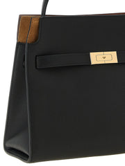 Tory Burch Black Lambskin Crossbody Bag