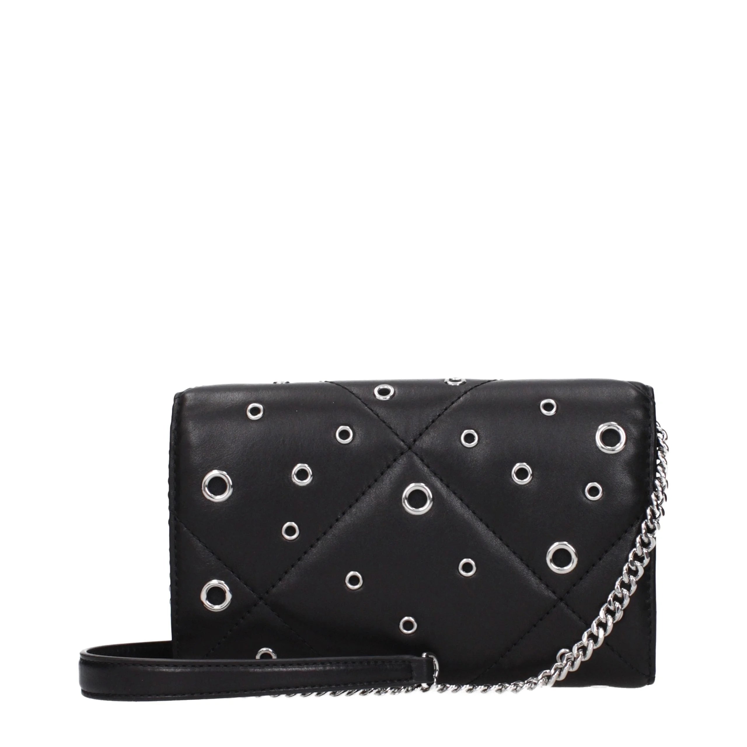 Tory Burch Black Leather Clutch Bag