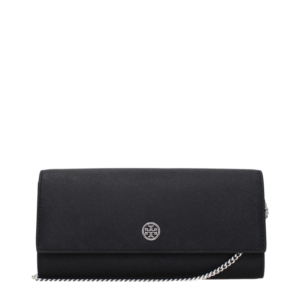 Tory Burch Black Leather Clutch Bags