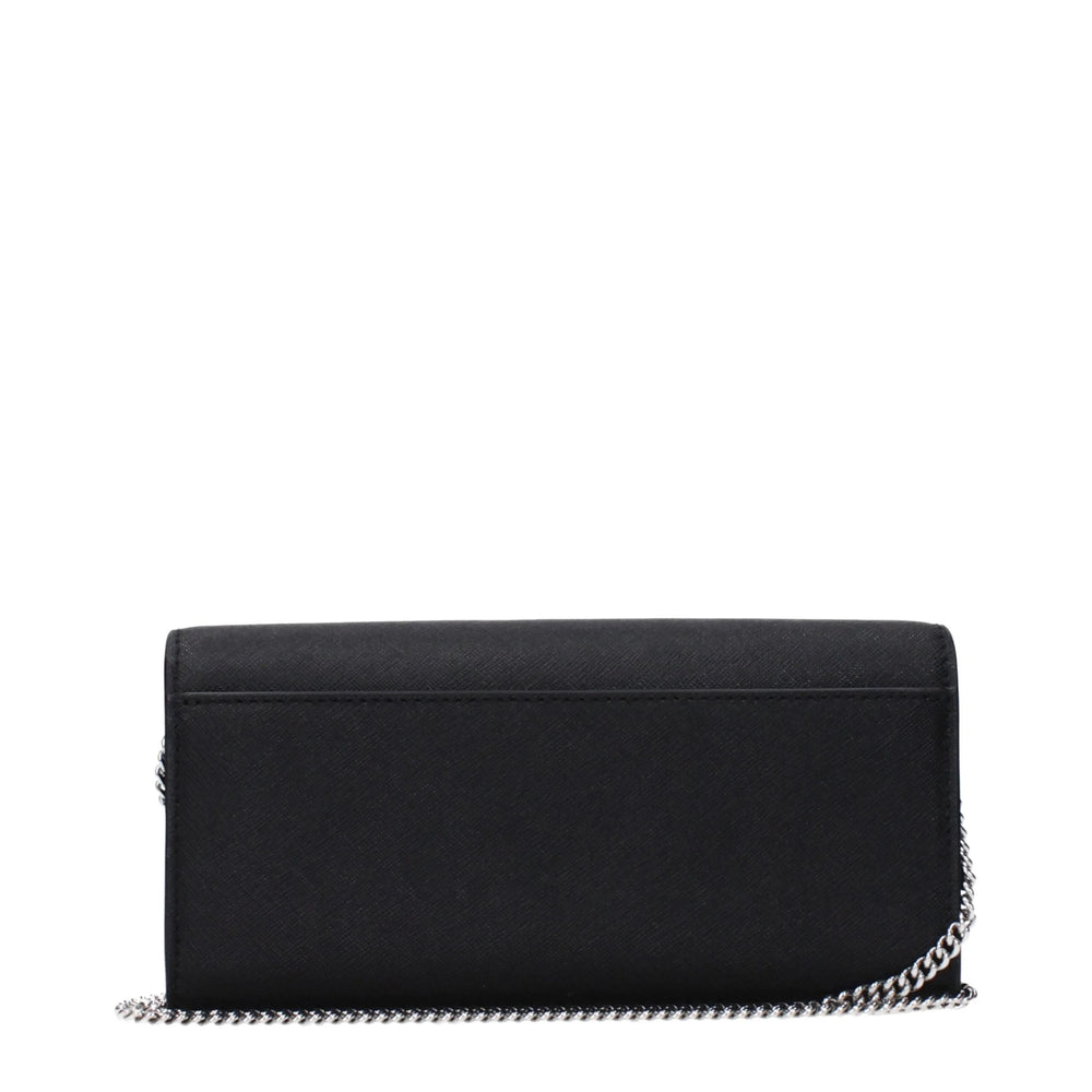 Tory Burch Black Leather Clutch Bags