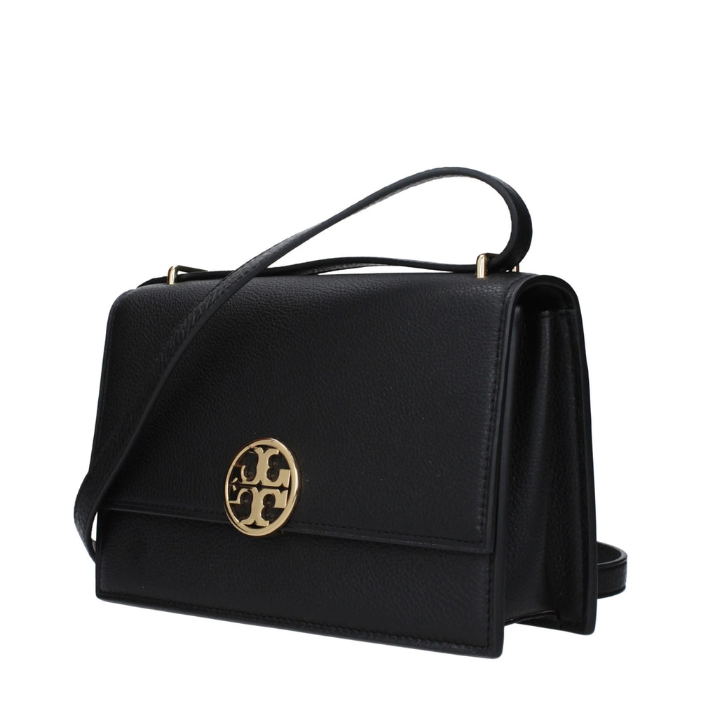 Tory Burch Black Leather Crossbody Bags