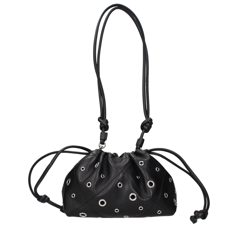 Tory Burch Black Leather Shoulder Bag