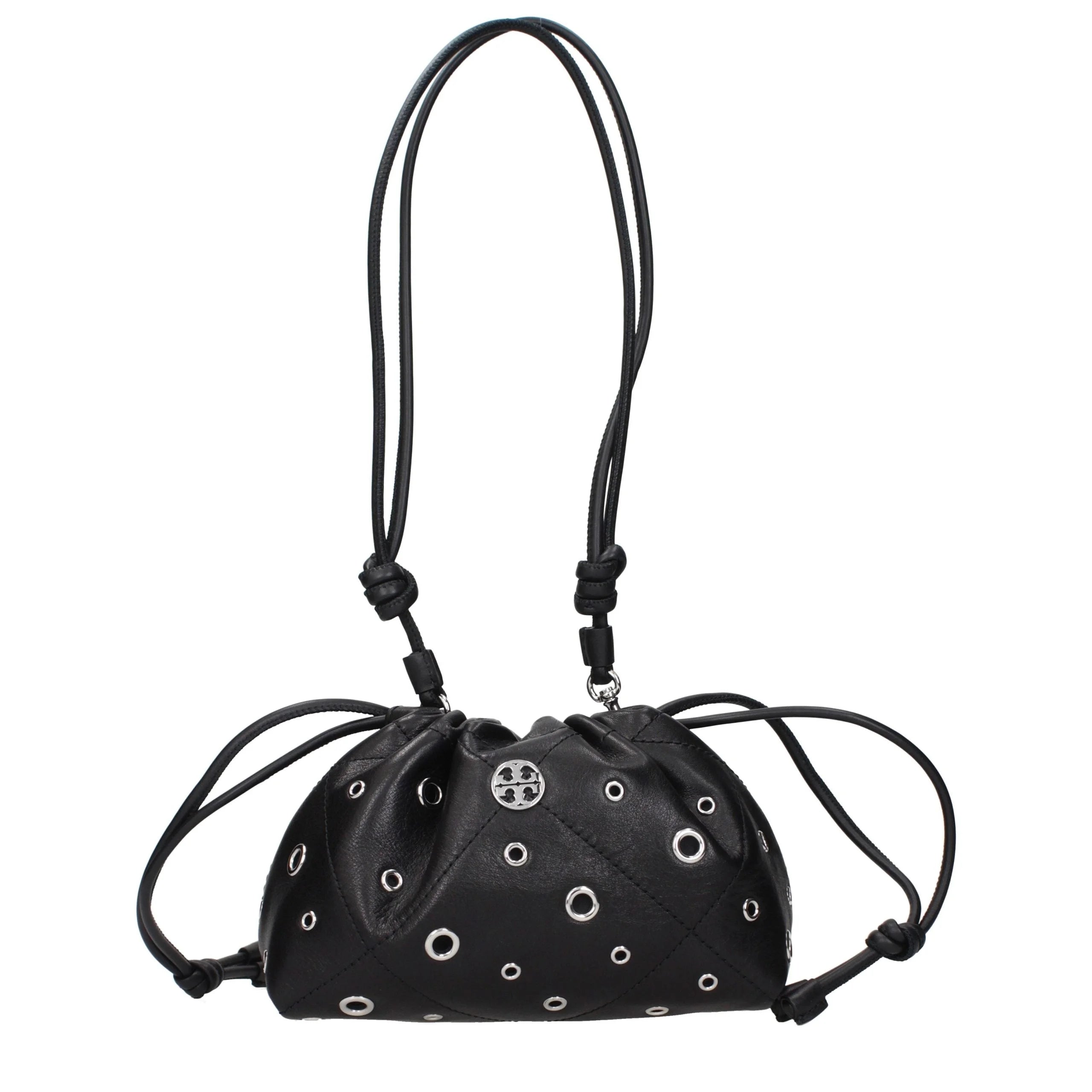 Tory Burch Black Leather Shoulder Bag