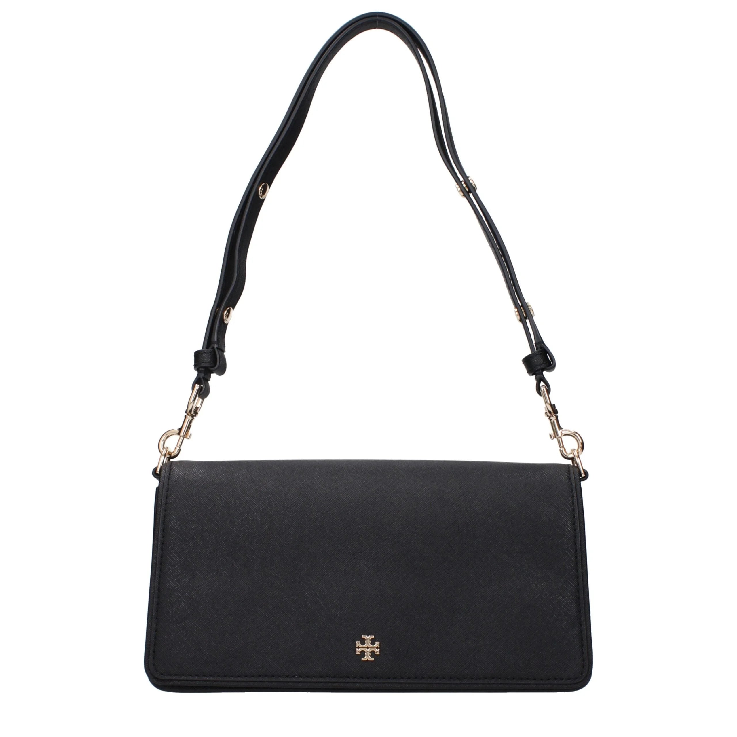 Sacs bandoulière en cuir noir Tory Burch