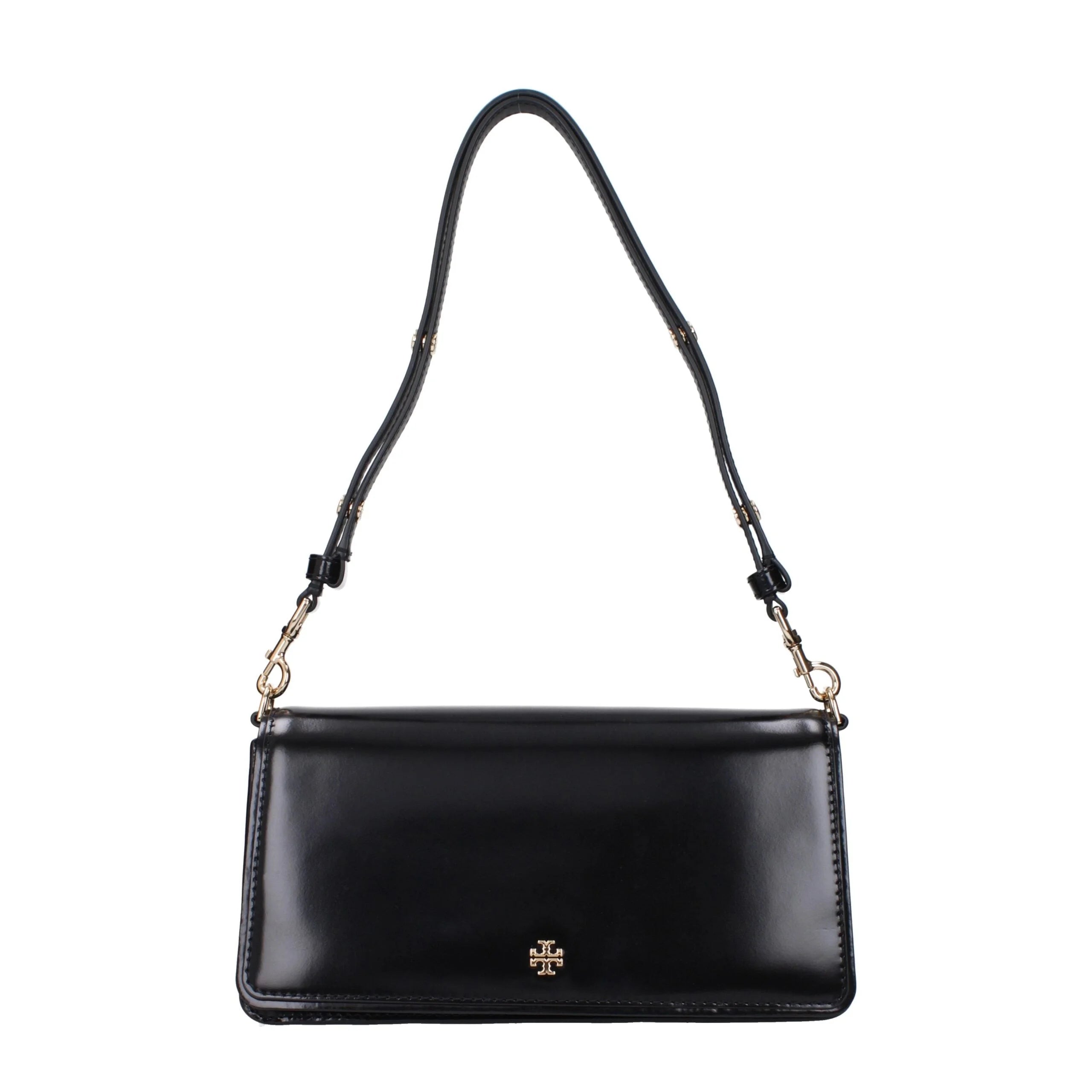 Tory Burch Black Leather Shoulder Bags