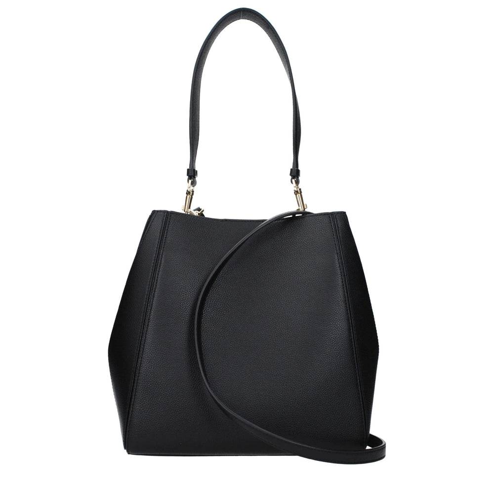 Tory Burch Black Leather Shoulder Bags
