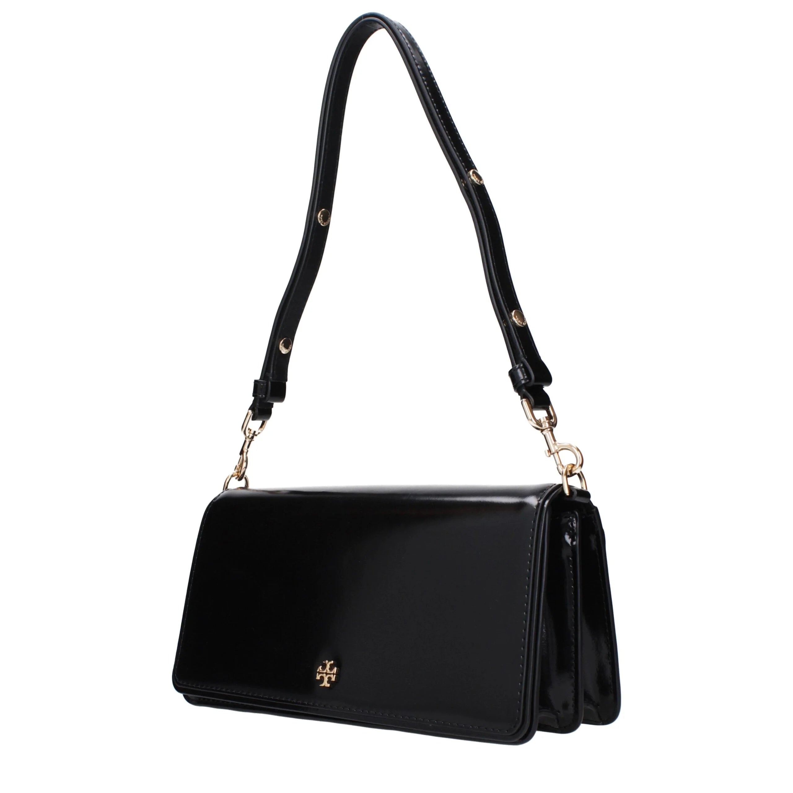 Tory Burch Black Leather Shoulder Bags