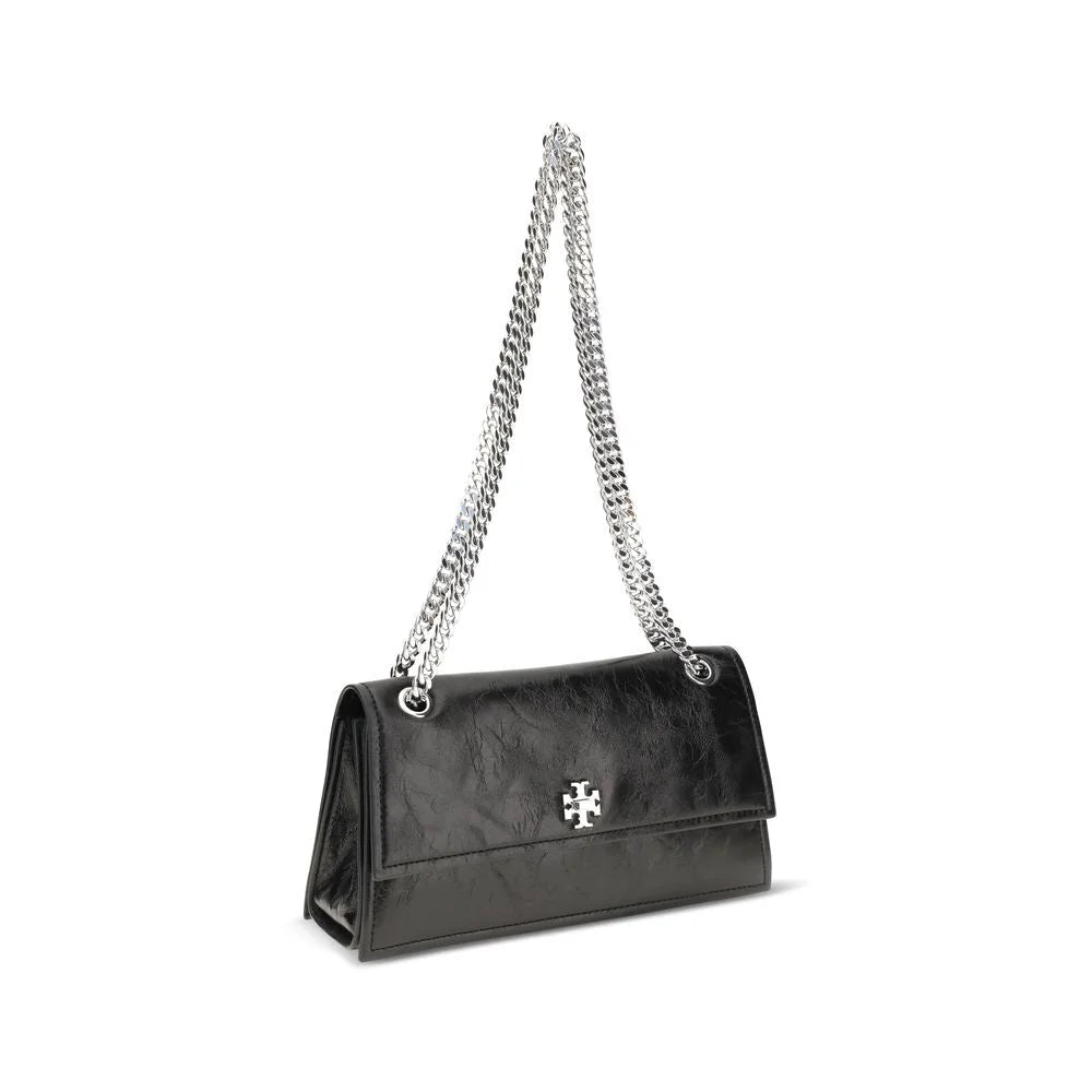 Tory Burch Black Suede Leather Shoulder Bag