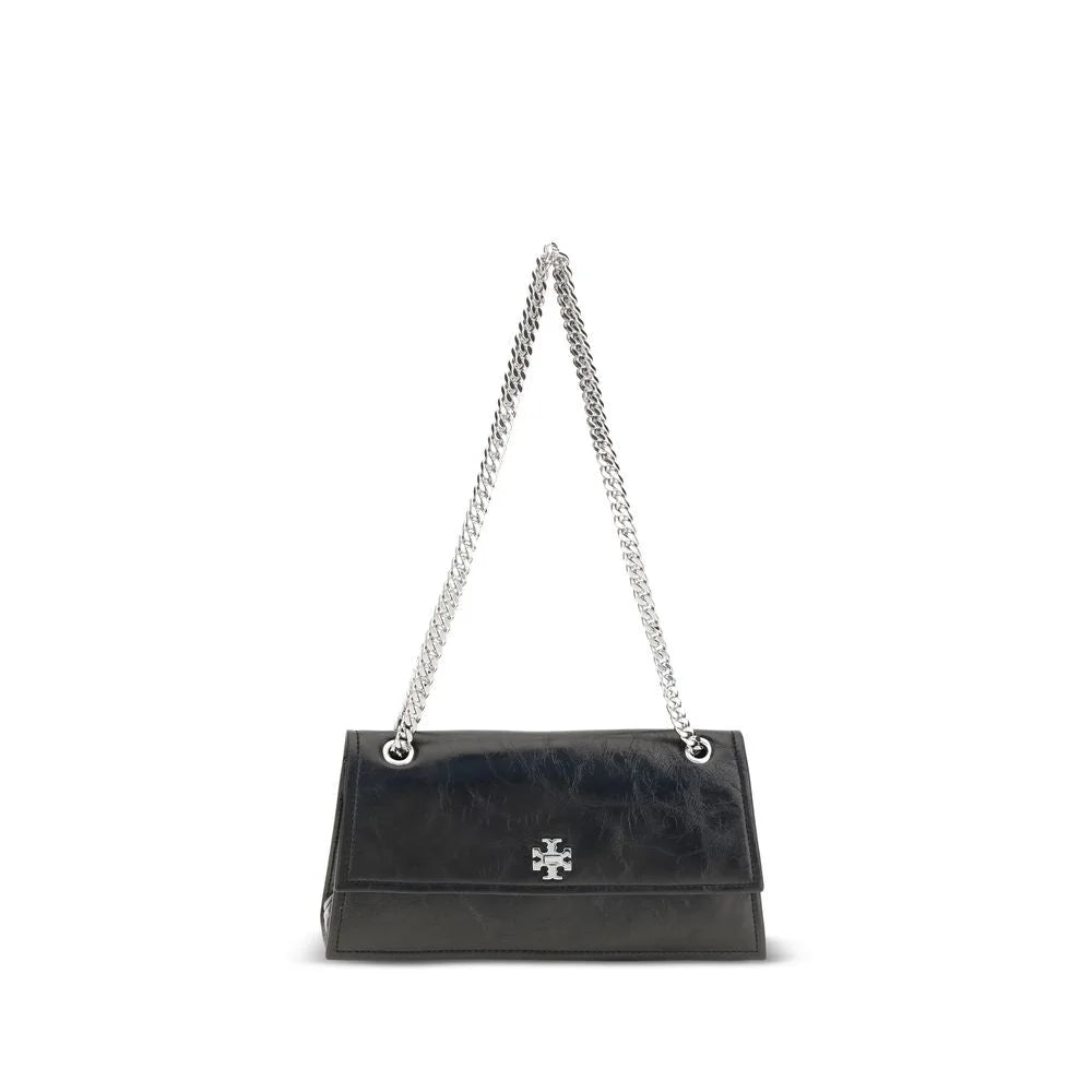 Tory Burch Black Suede Leather Shoulder Bag