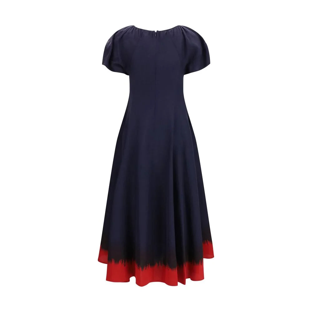 Vestido Casual Azul de Viscosa Tory Burch - Vestidos