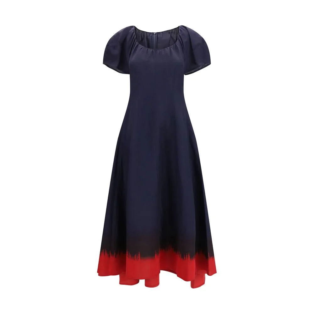 Vestido Casual Azul de Viscosa Tory Burch - Vestidos