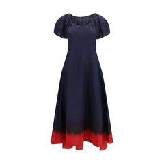 Vestido Casual Azul de Viscosa Tory Burch - Vestidos