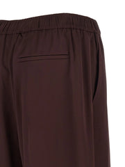 Tory Burch Bordeaux Viscose Casual Pants