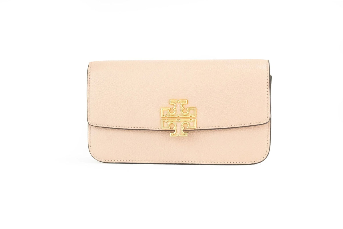 Tory Burch Britten Small Meadowsweet Leather Chain Wallet Crossbody Bag - Cross Body Bags