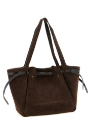 Tory Burch Brown Bovine Leather Tote Bag