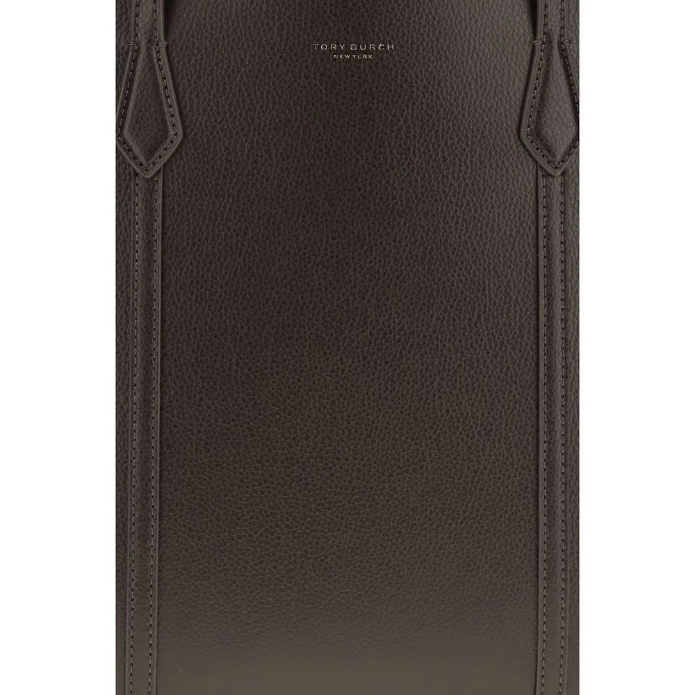 Tory Burch Brown Calf Leather Bos Taurus Handbag