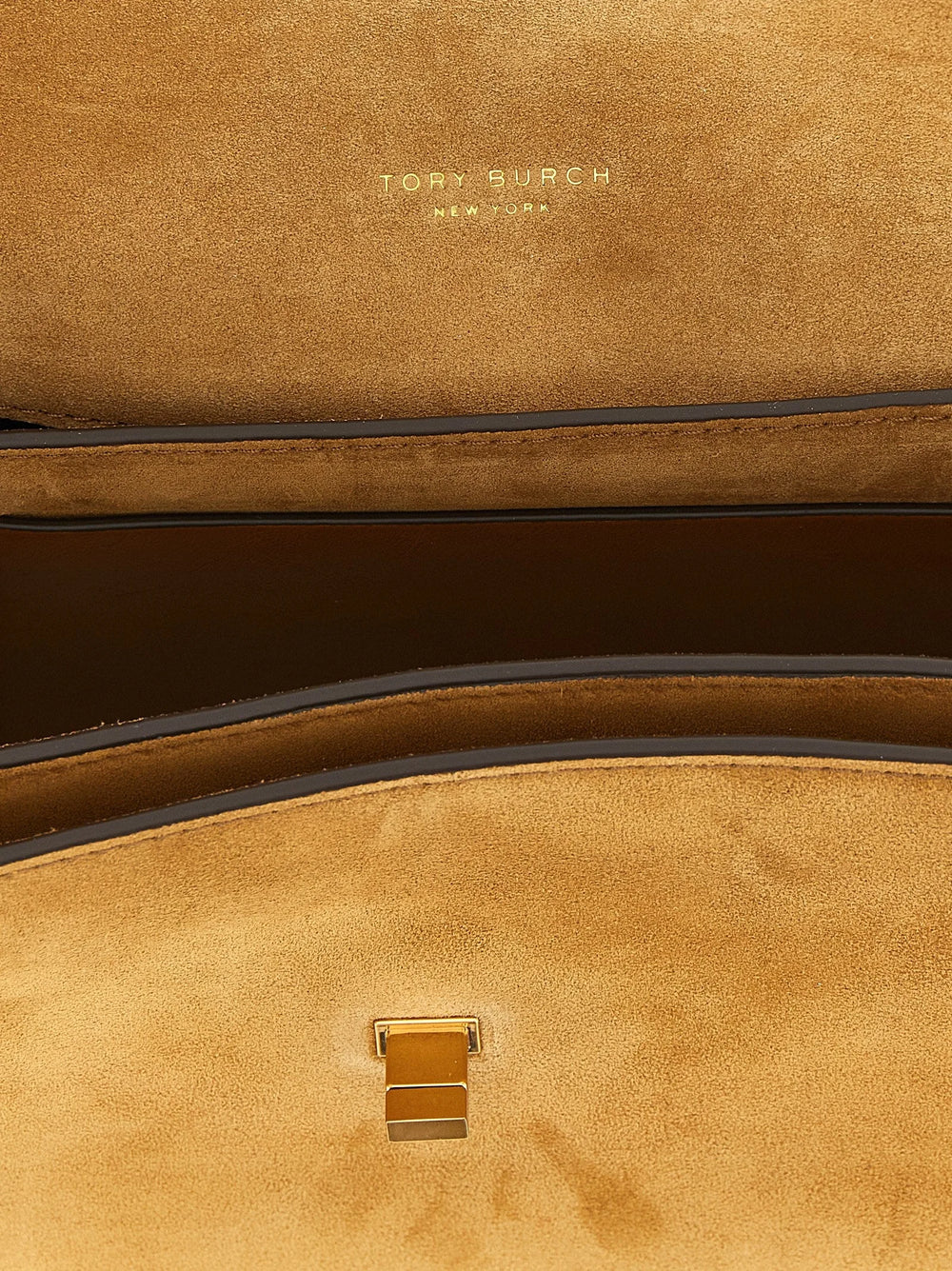 Tory Burch Brown Calfskin Shoulder Bag