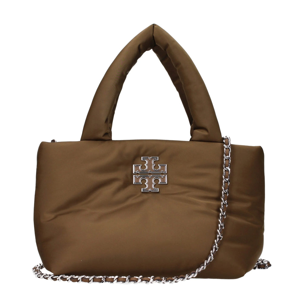 Tory Burch Brown Fabric Handbags