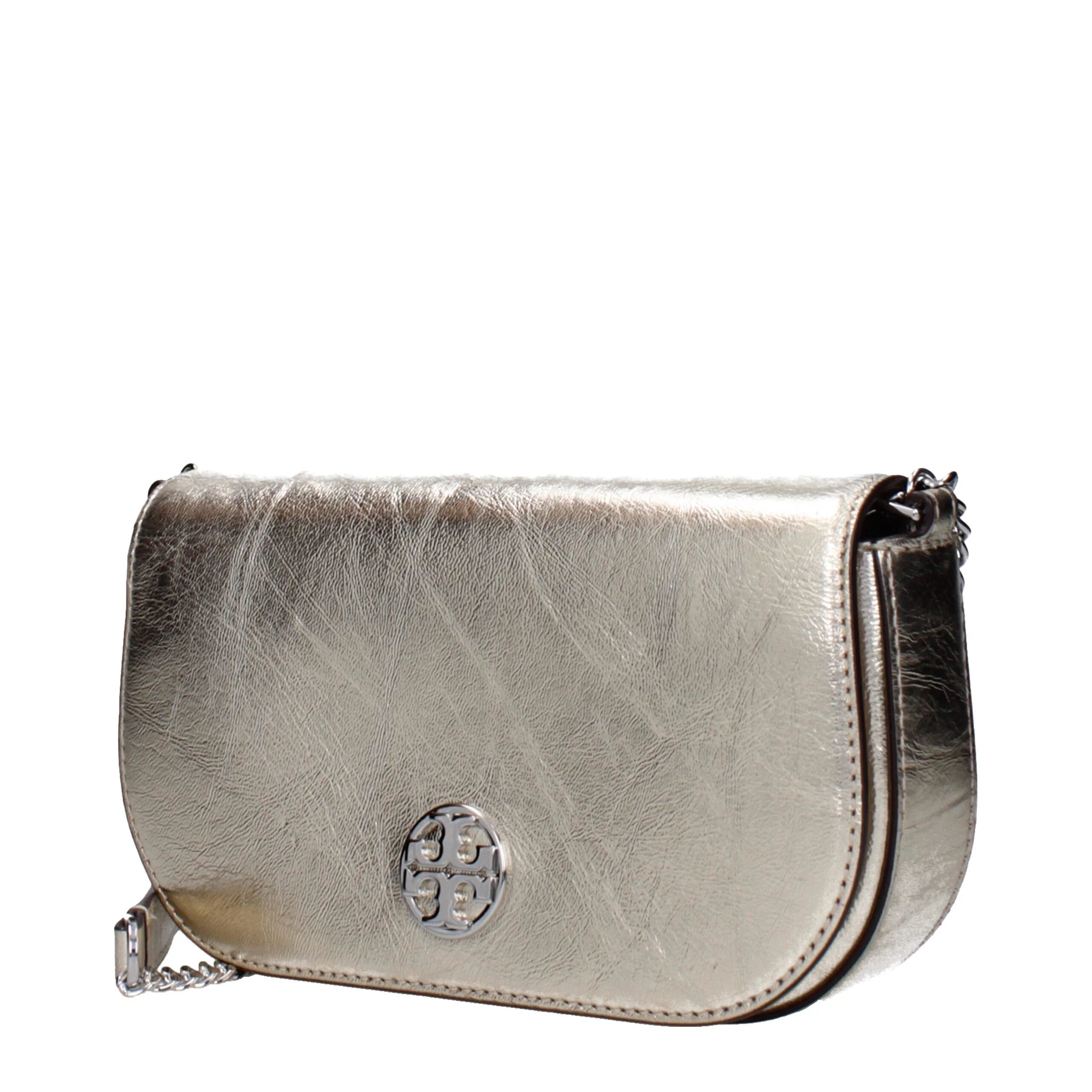 Tory Burch Gold kozené crossbody tašky