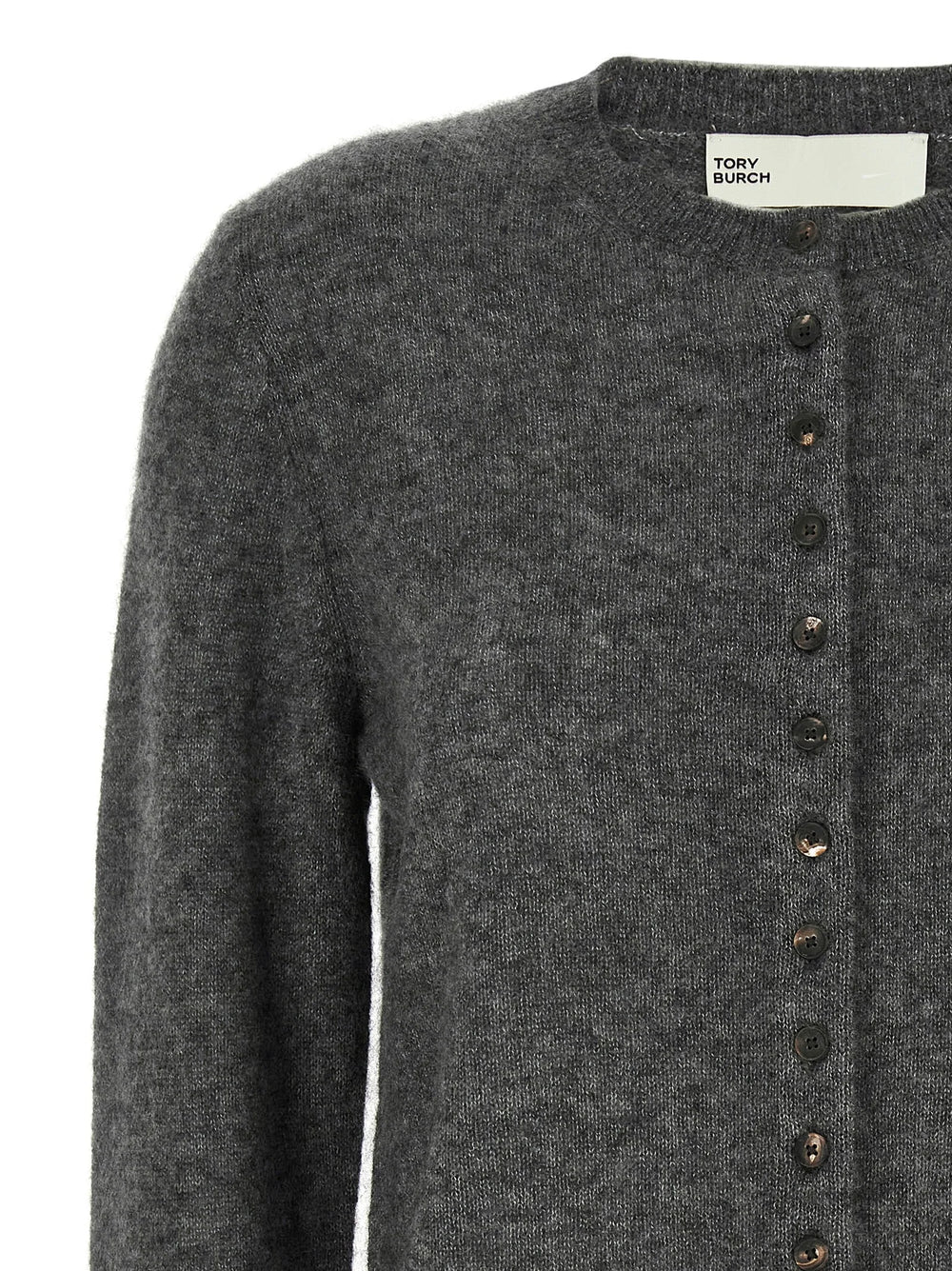 Tory Burch Gray Cashmere Cardigan