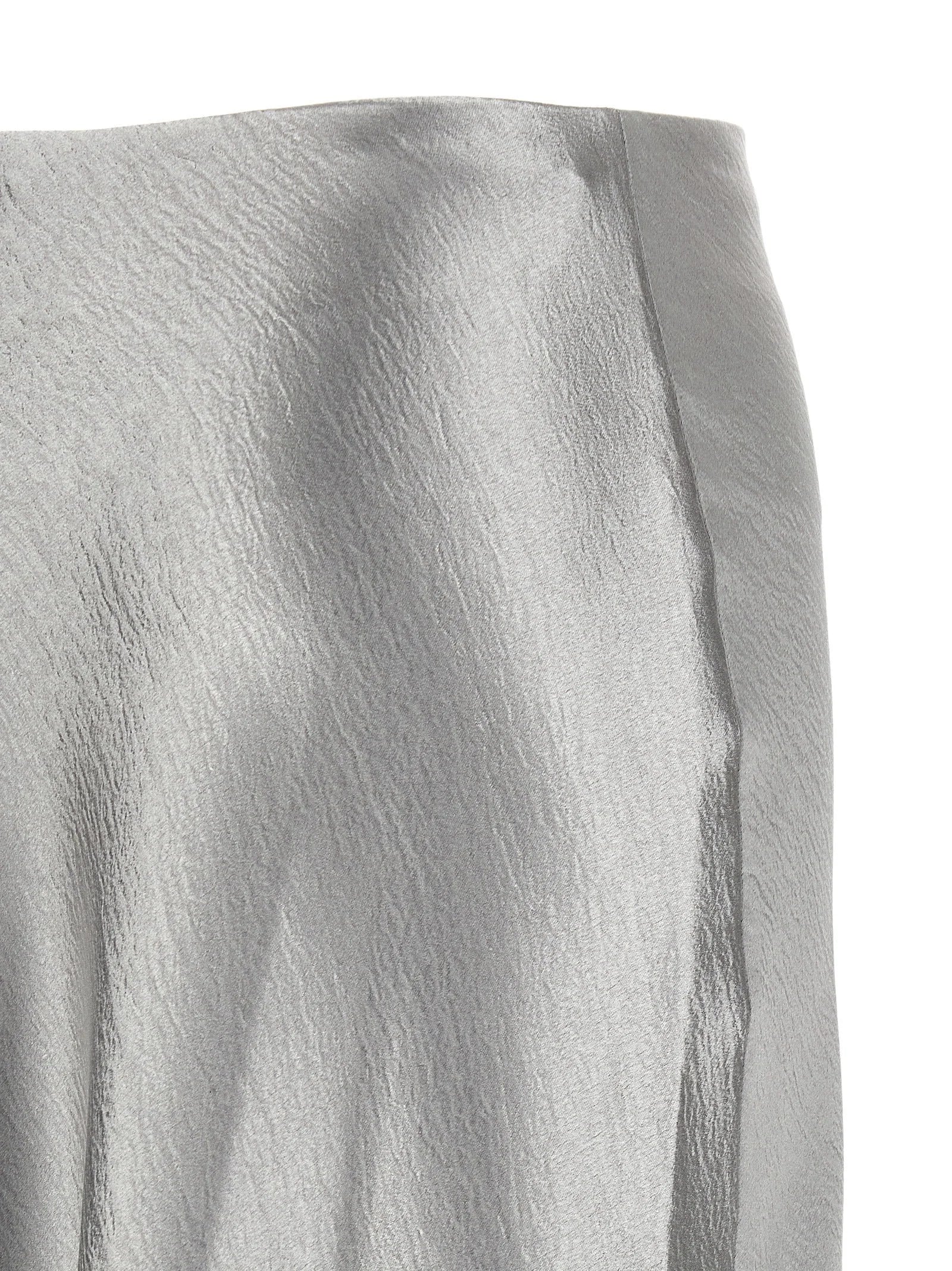 Tory Burch Gray Polyester Midi Skirt - 10