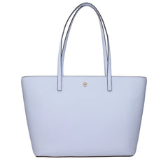 Tory Burch Light Blue Leather Shoulder Bags