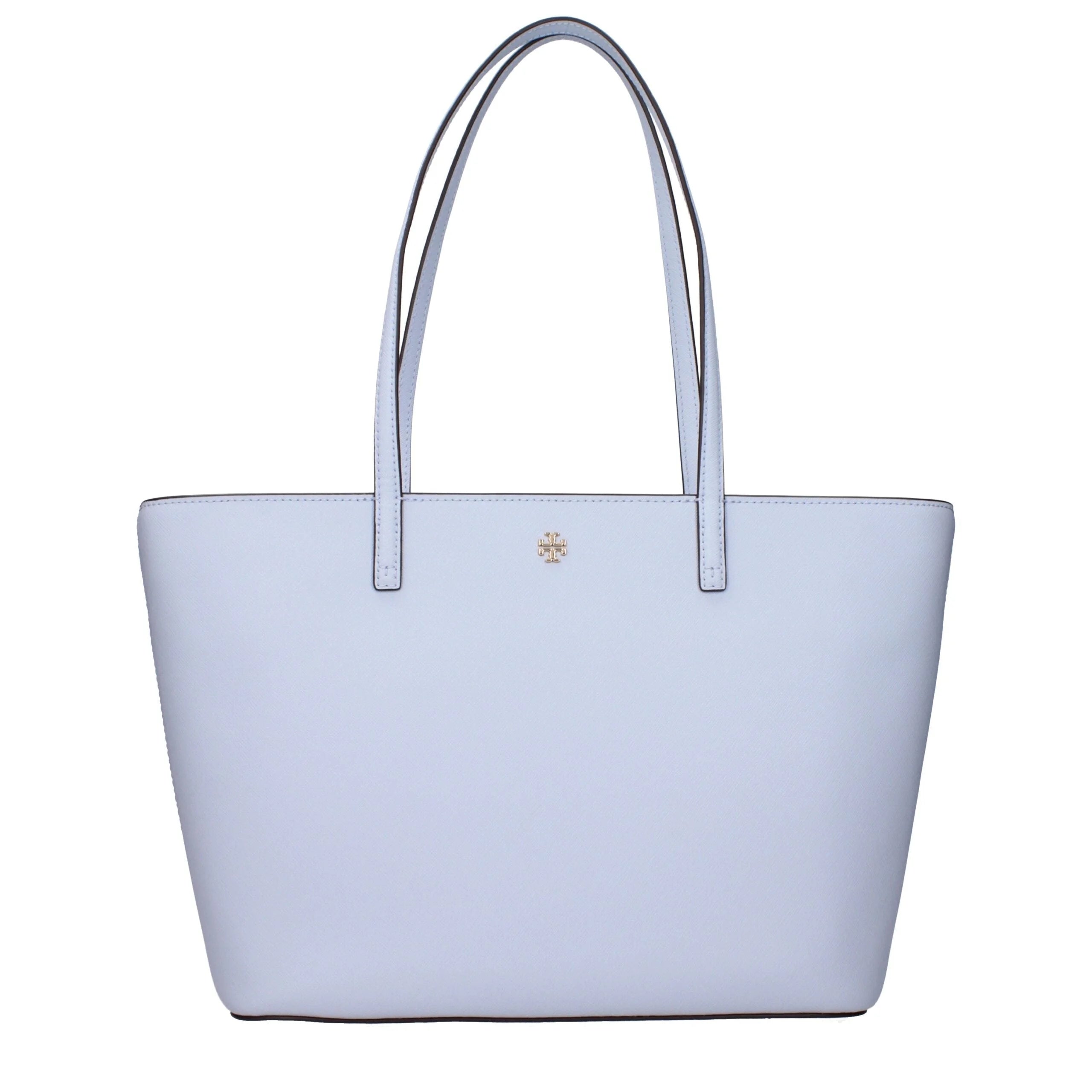 Tory Burch Light Blue Leather Shoulder Bags