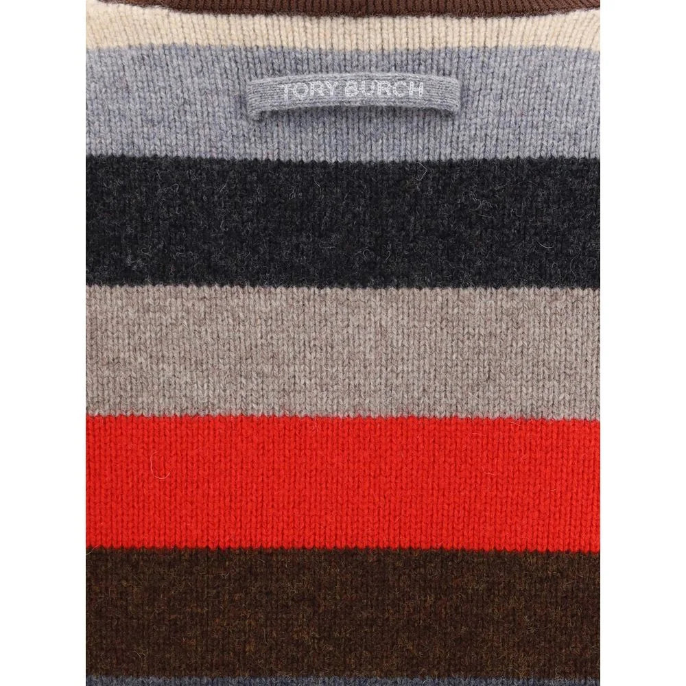 Tory Burch Merino Wool Turtleneck Sweater - L