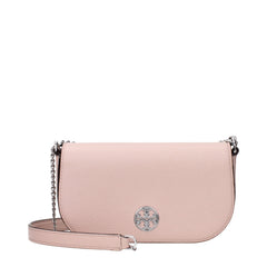 Tory Burch Růžové kožené kabelky přes tělo