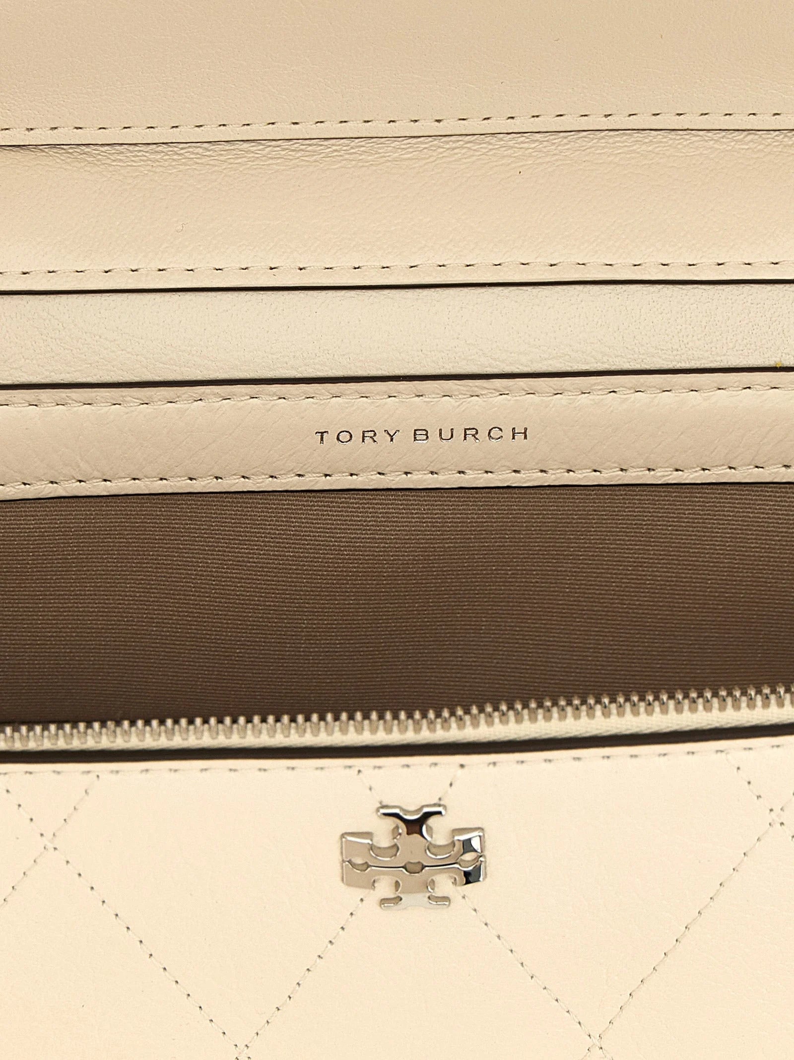 Tory Burch White Cowhide Crossbody Bag