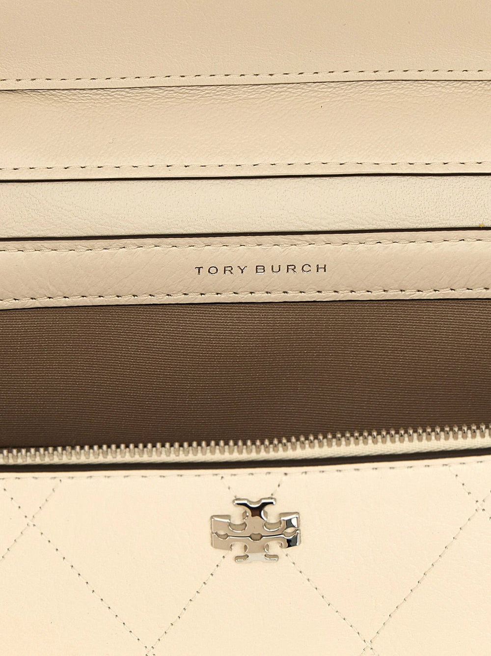 Tory Burch White Cowhide Crossbody Bag