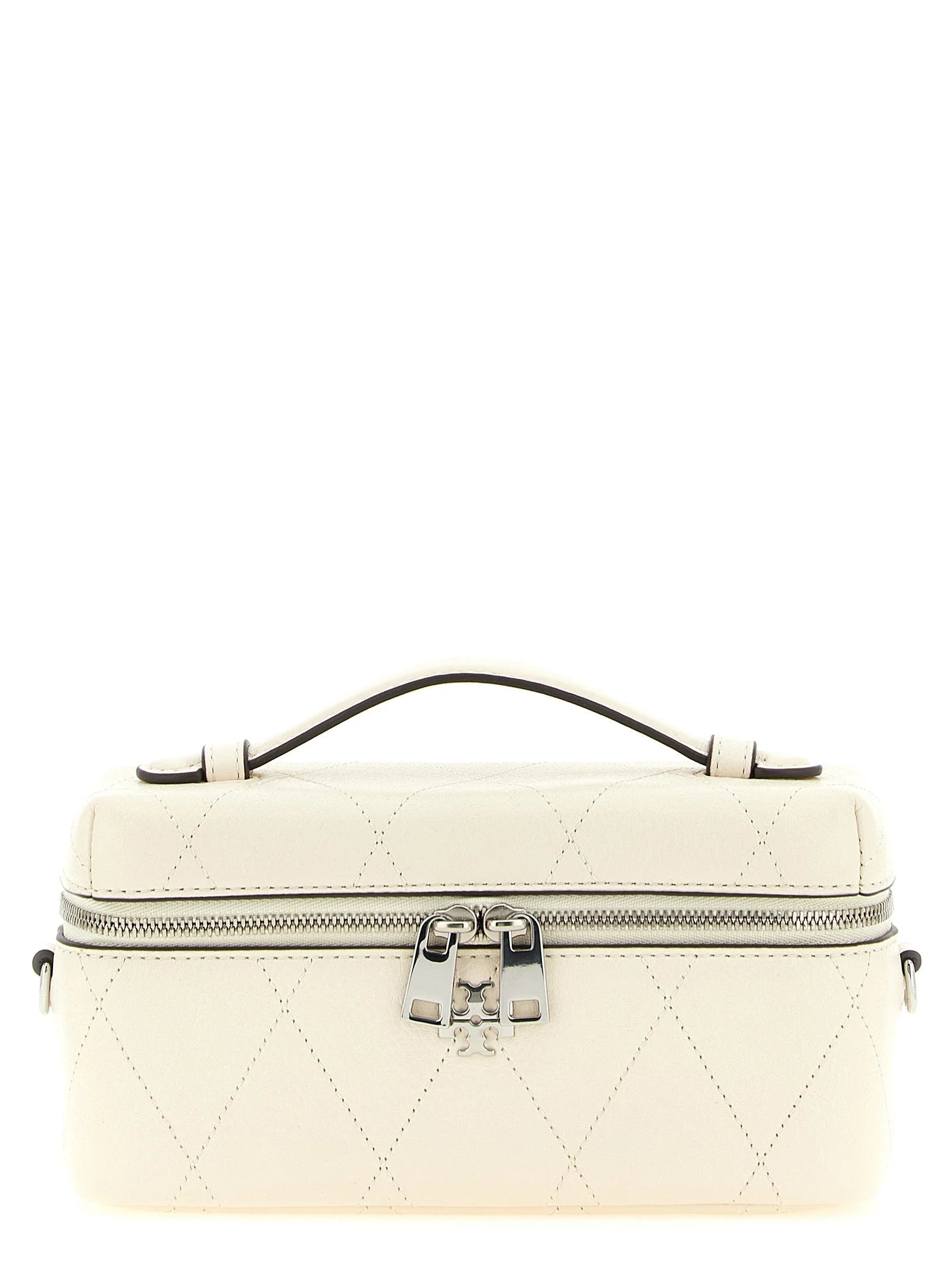 Tory Burch White Cowhide Crossbody Bag