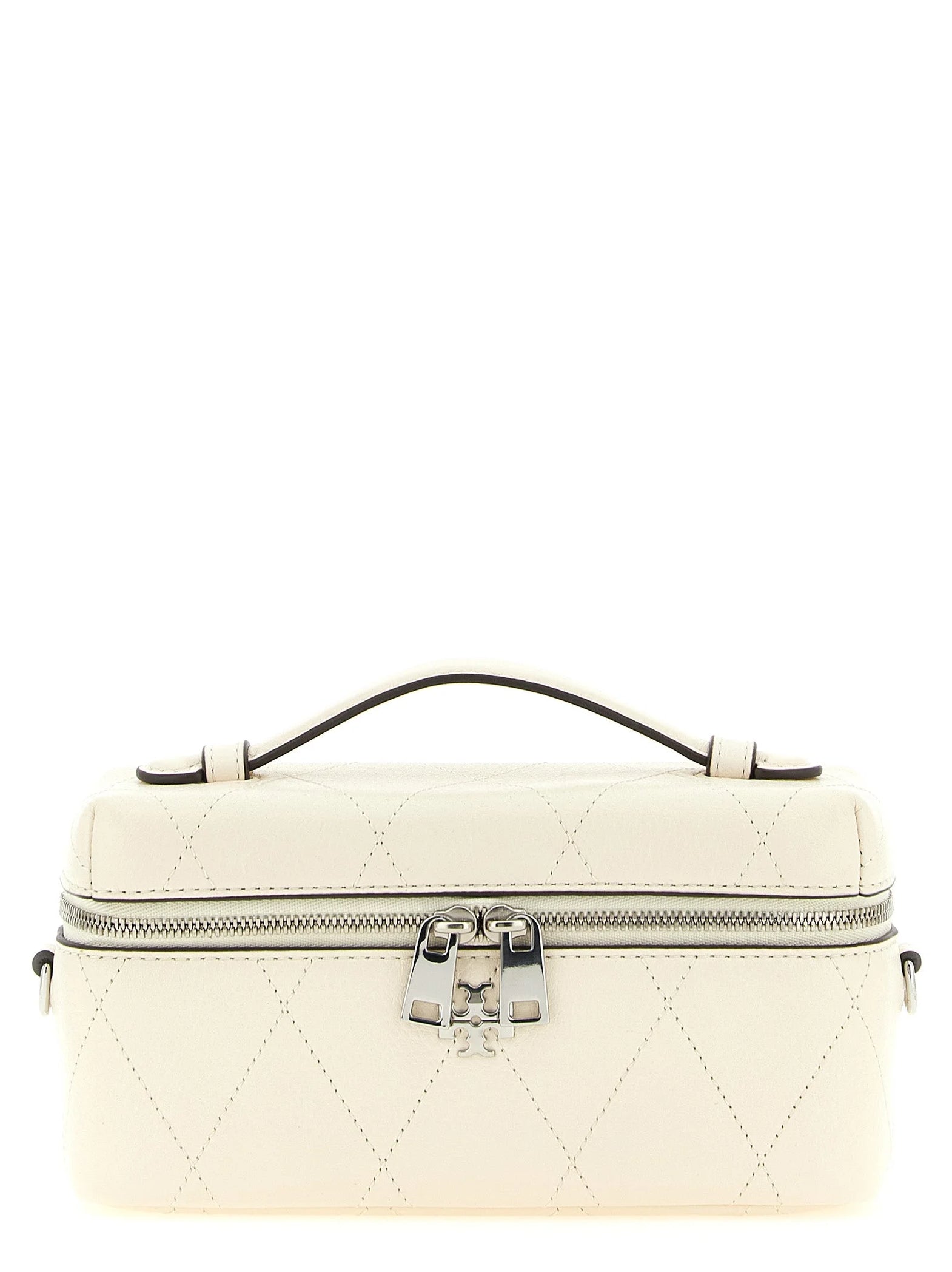 Tory Burch White Cowhide Crossbody Bag