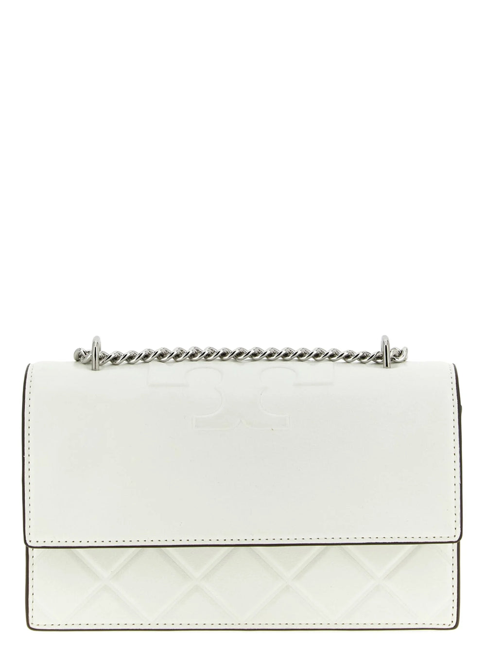 Tory Burch White Goatskin Crossbody Bag