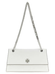 Tory Burch White Lamb Leather Shoulder Bag