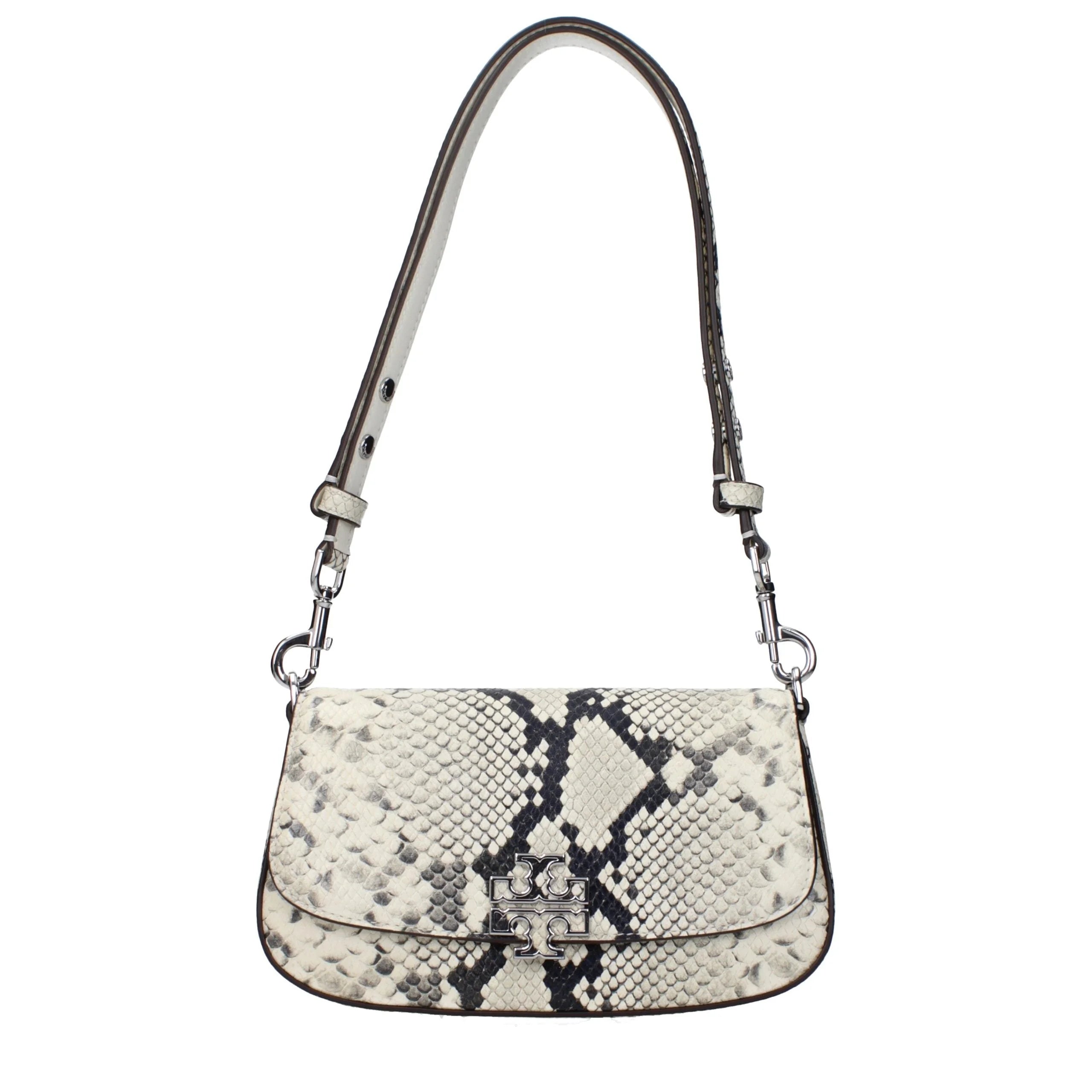 Tory Burch White Leather Shoulder Bags