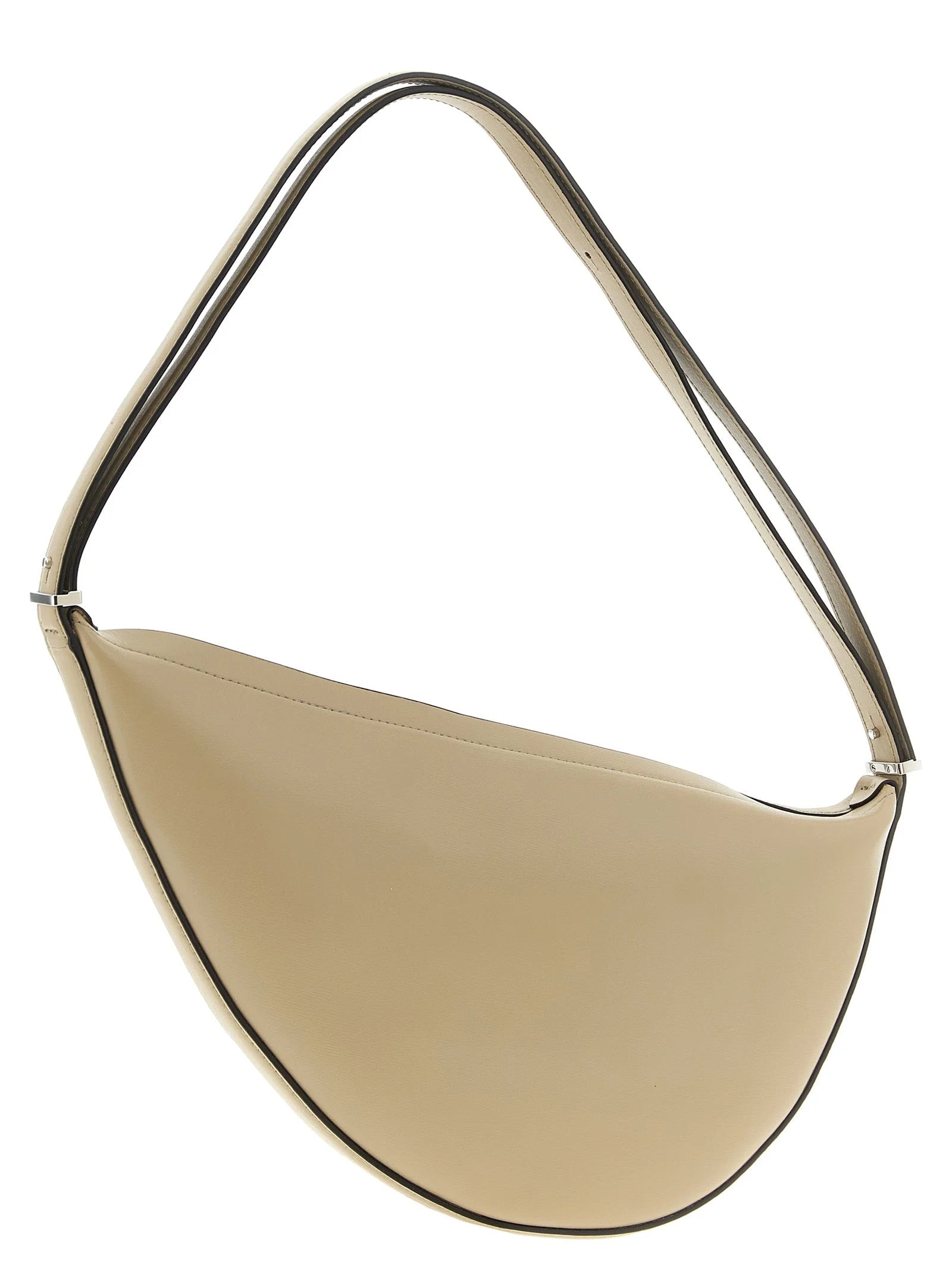 TOTEME Beige Leather Shoulder Bag
