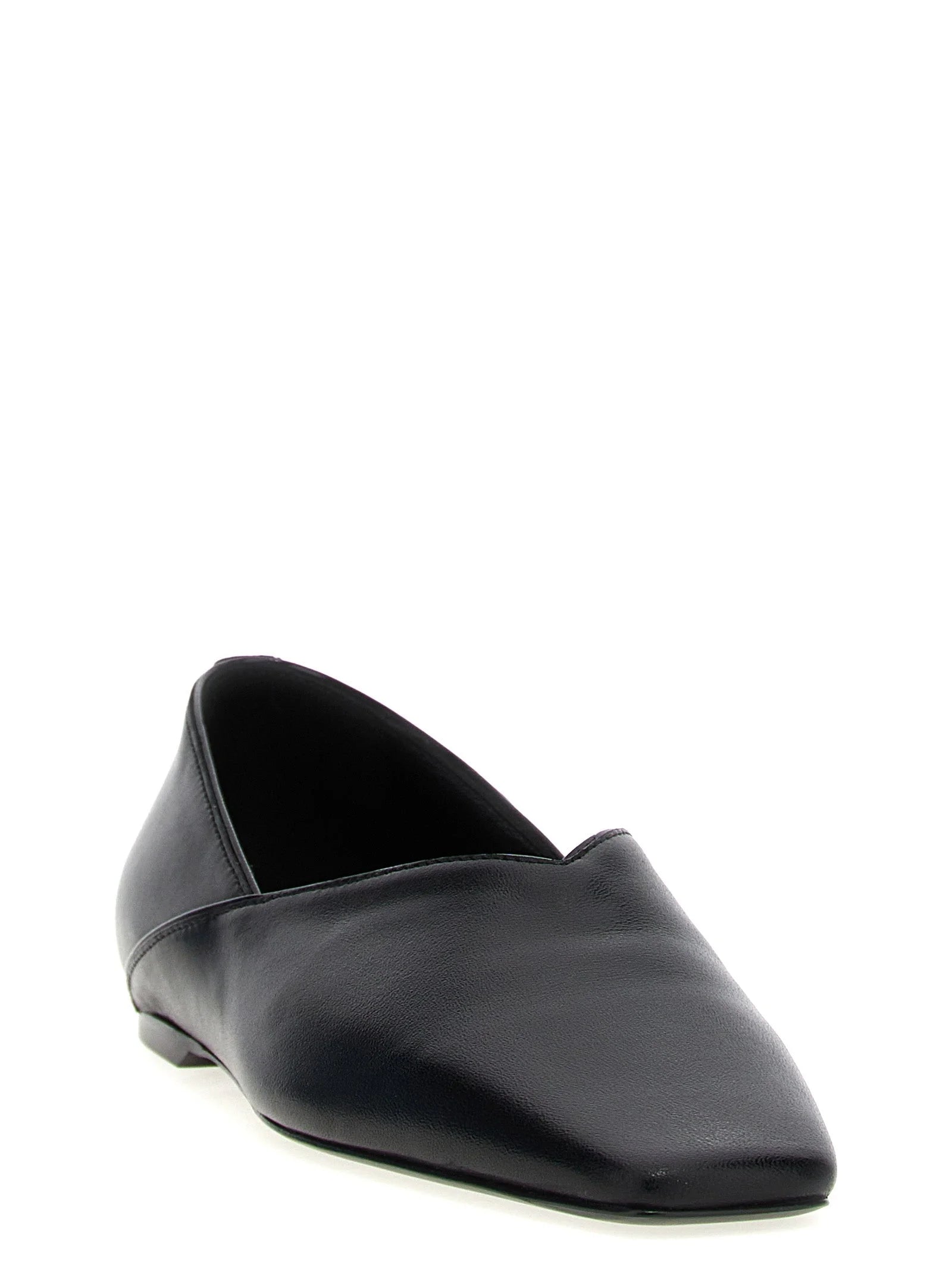 TOTEME Black Calfskin Ballet Flats - EU40/US10