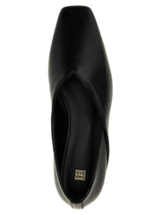 TOTEME Black Calfskin Ballet Flats - EU40/US10