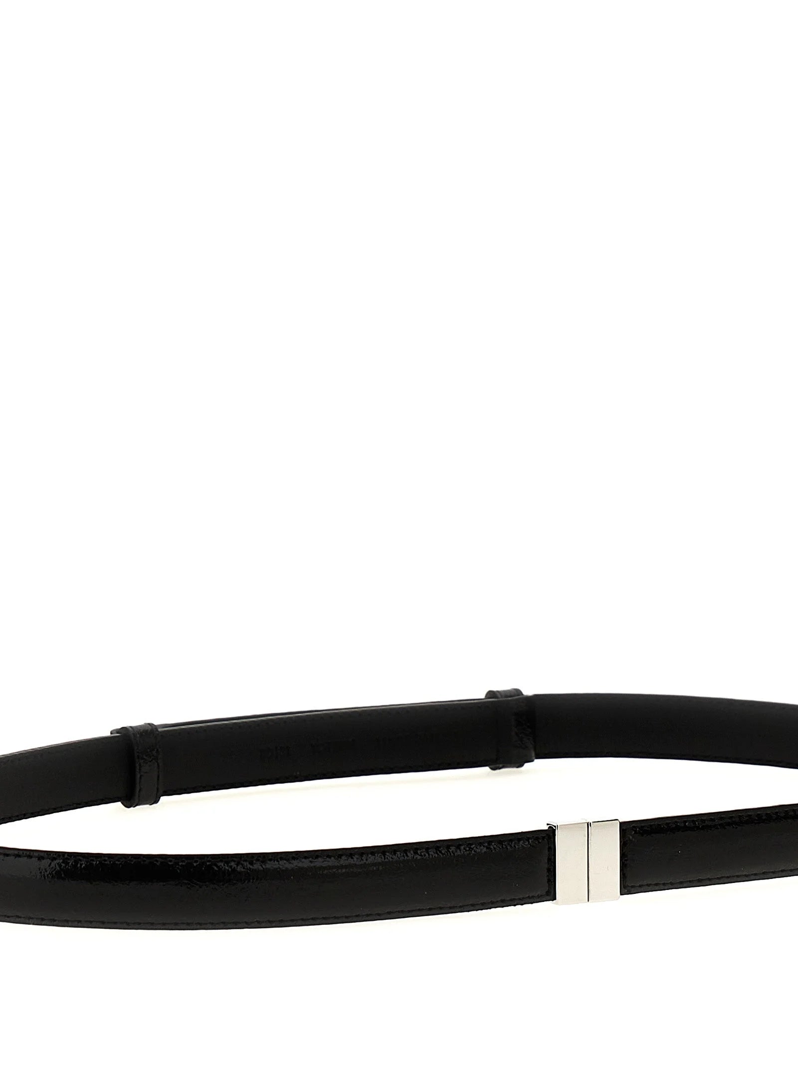 TOTEME Black Calfskin Regular Belt - 70 cm / 28 Inches