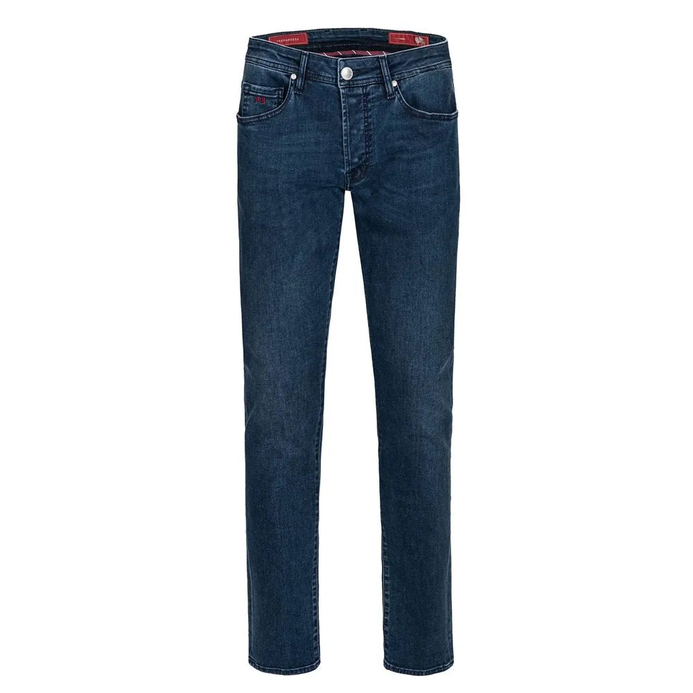 Tramarossa Blue Cotton Jeans Denim - Jeans