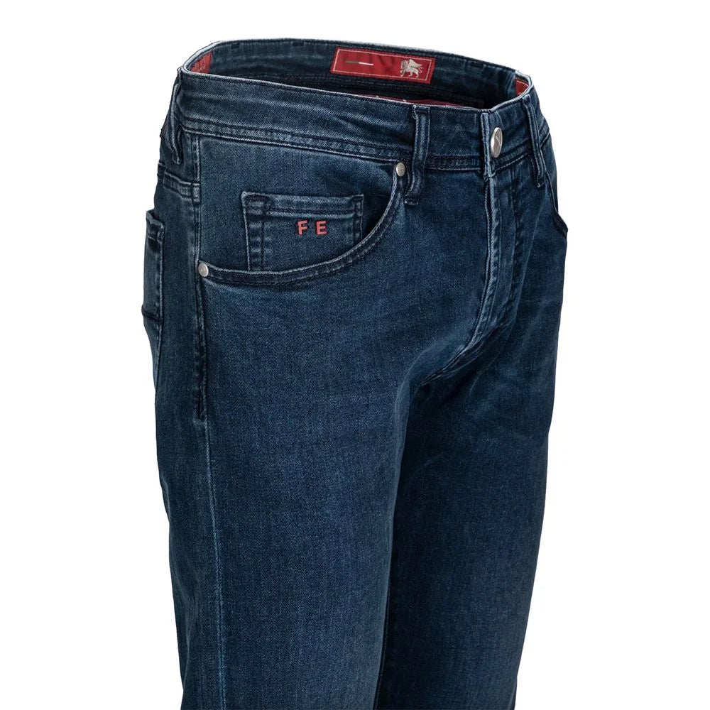 Tramarossa Blue Cotton Jeans Denim - Jeans