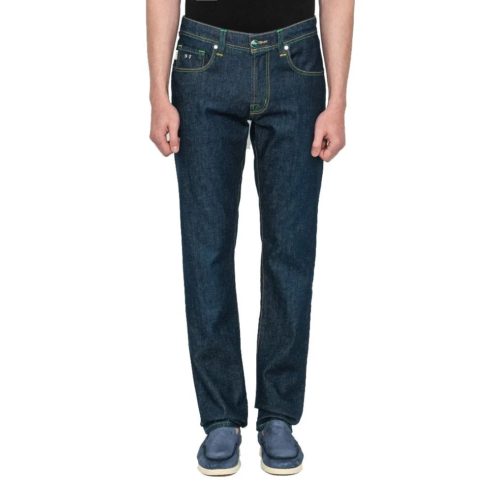 Tramarossa Blue Cotton Men Jeans - Jeans